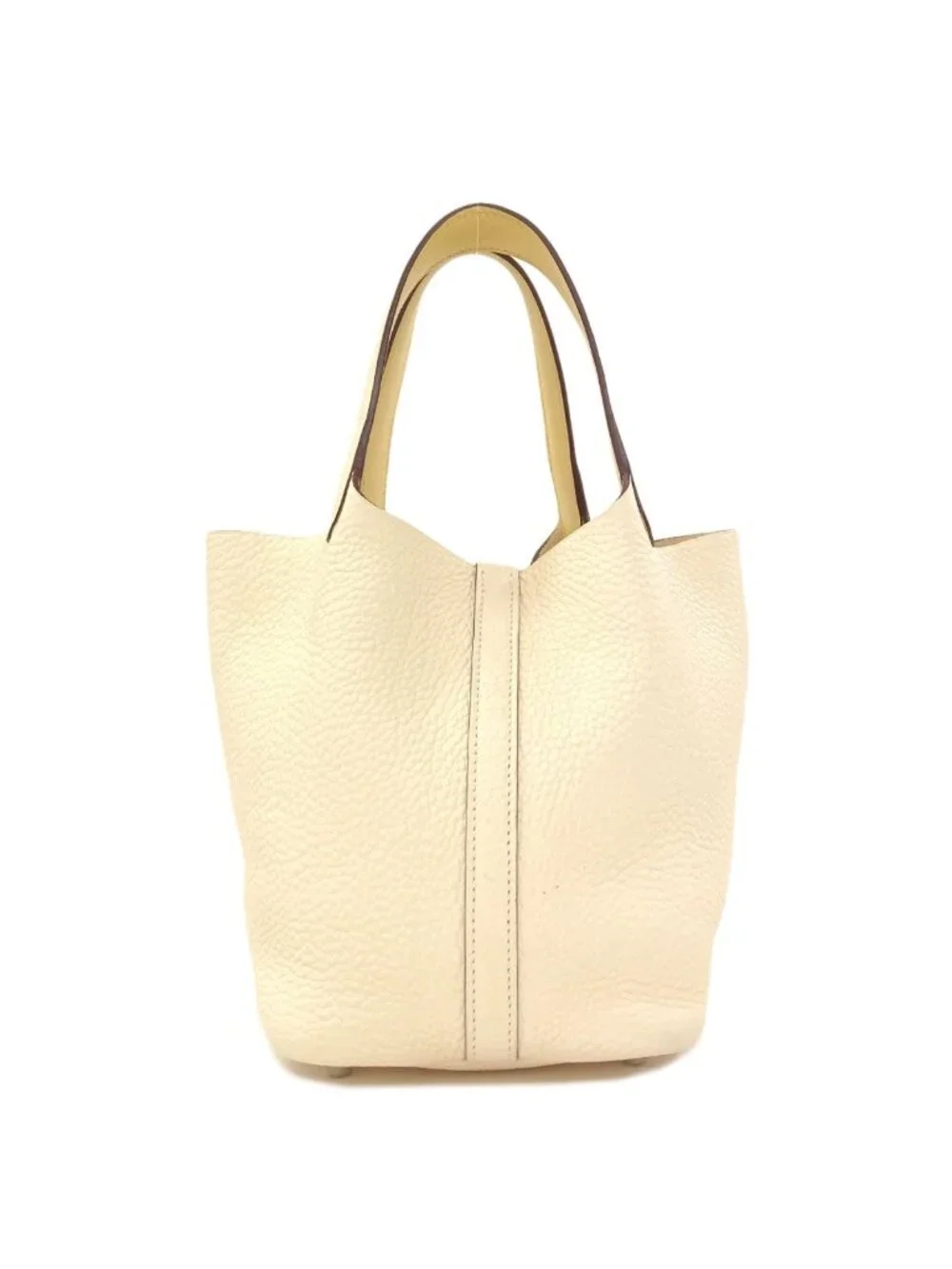 Hermes Picotin Lock PM Silver Handbag Taurillon